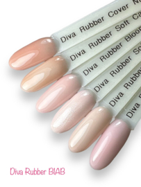 Diva |  Rubber base Soft Pink Sparkle 15ml