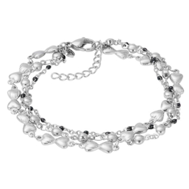 iXXXi | B00332-03 | Bracelets Botswana (black) - SILVER