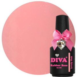 Diva | R02 | Rubberbase Lovely Pink 15ml