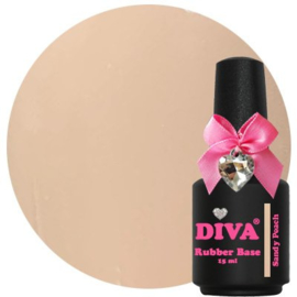 Diva |  R03 | Rubberbase Sandy Peach 15ml