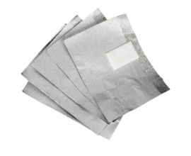 Soakable Wraps | Folies | Foil | Remover | Aluminium Folie |  100 stuks