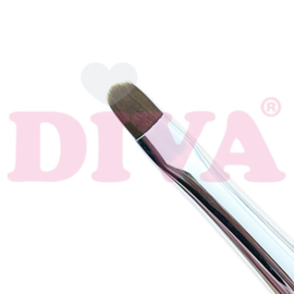 Diva | Gel penseel #8 (7mm) met dop