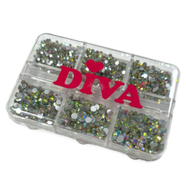 Diva | Strass steentjes - Rainbow