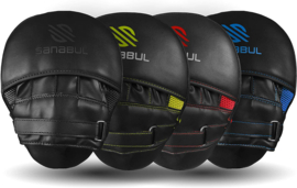 Sanabul Essential Curved Punch Mitts - zwart