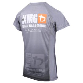 KMG Performance T-shirt - Sublimatiedruk - G en E - Donkergrijs - Dames