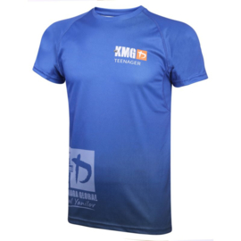 KMG Performance T-shirt - Sublimatiedruk - Teenager 14-16 jaar - Dark Navy - Jongens