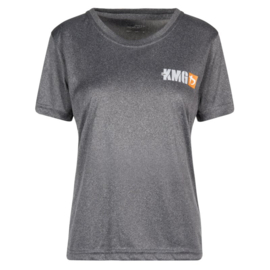 KMG Dry-Fit T-shirt - G en E - Donkergrijs - Dames