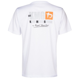 KMG Dry-Fit T-shirt - met KMNH logo - Beginner/P1/P2 - wit - Heren