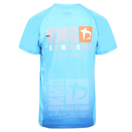 KMG Performance T-shirt - Sublimatiedruk - Young 8-10 jaar - Zeeblauw - Unisex