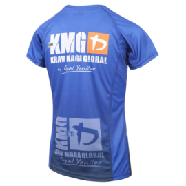 KMG Performance T-shirt - Sublimatiedruk - Teenager 14-16 jaar - Dark Navy - Meisjes