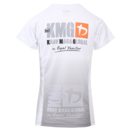 KMG Performance T-shirt - Sublimatiedruk - Beginner/P1/P2 - Wit - Dames