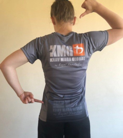 KMG Performance T-shirt - Sublimatiedruk - G en E - Donkergrijs - Dames