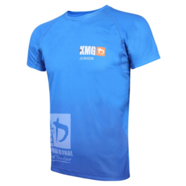 KMG Performance T-shirt - Sublimatiedruk - Junior 11-13 jaar - Koningsblauw - Unisex