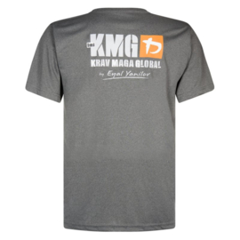 KMG Dry-Fit T-shirt - G en E - Donkergrijs - Heren