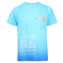 KMG Performance T-shirt - Sublimatiedruk - Young 8-10 jaar - Zeeblauw - Unisex