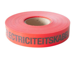 Waarschuwing lint rood Electriciteit kabel