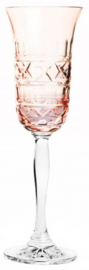 Champagneglas  PASTEL JULIA powder pink - cross