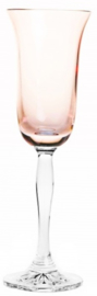 Champagneglas  PASTEL JULIA powder pink - clear
