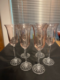 LAATSTE  champagneglazen - powder rose -   set van 2