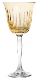 wijnglas PASTEL JULIA - light yellow - line - set van 2