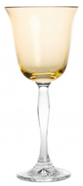 wijnglas PASTEL JULIA - light yellow - clear