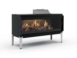 Nobis Janus 125 Front - Elektrische haard inbouw hologram