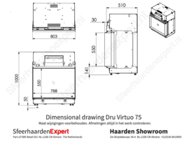 Dru Virtuo 75 - Elektrische haard