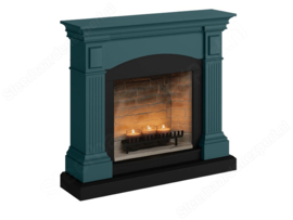 Tagu Magna Soft Turquoise inclusief Zenflame haard