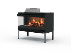 Nobis Janus 90 Hoek - Elektrische haard inbouw hologram