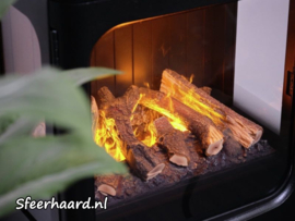 Dimplex Mapleton 100 - Vrijstaande Waterdamp haard driezijdig
