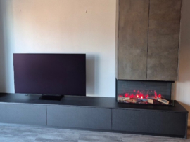 Vision Fires e-Line VS80 - Driezijdige elektrische haard