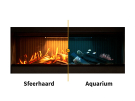 Nobis Janus 125 Hoek - Elektrische haard inbouw hologram