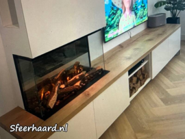 Aflamo Superb 33 (Deluxe) - Elektrische haard 3 zijdig 80cm