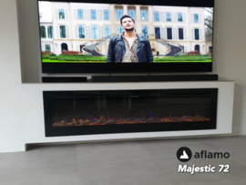 Aflamo Majestic 72 - Elektrische inbouw sfeerhaard 182cm