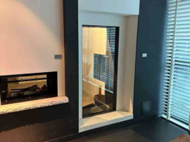 Faber e-MatriX 80 x 160 cm Roomdivider - Elektrische haard