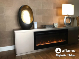 Aflamo Majestic 45 - Elektrische inbouw sfeerhaard 114cm