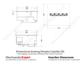 Dimplex Cassette 250 - Elektrische haard
