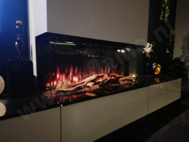 Aflamo Super B 3D Fairfield 100cm - Elektrische haard 3-zijdig