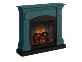 Tagu Magna Soft Turquoise inclusief Powerflame 2 haard