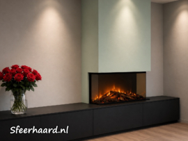 Aflamo Superb 33 (Deluxe) - Elektrische haard 3 zijdig 80cm