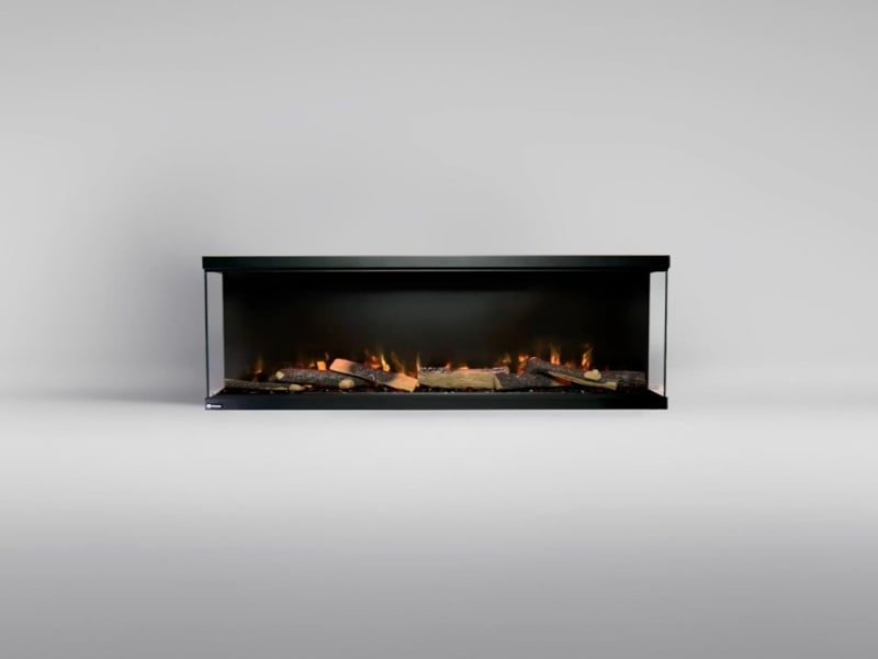 Aflamo Unique Smart 160 NH - 3-zijdige inbouwhaard zonder warmteunit