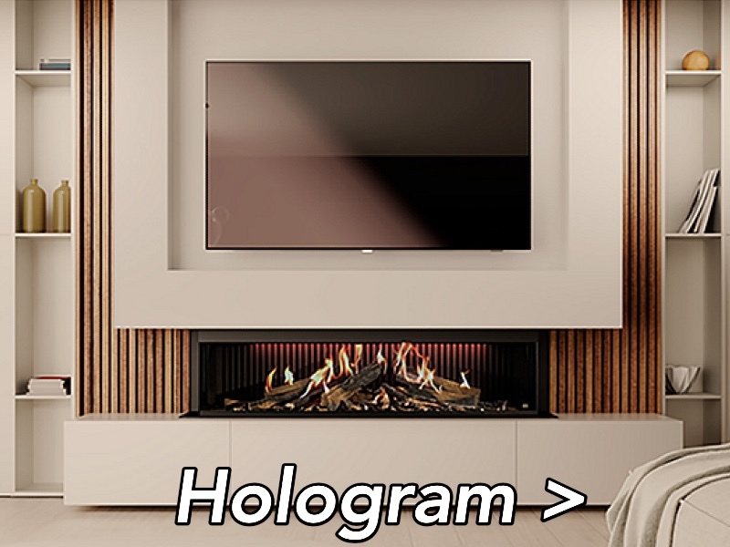 3D holografische en projectie elektrische haarden
