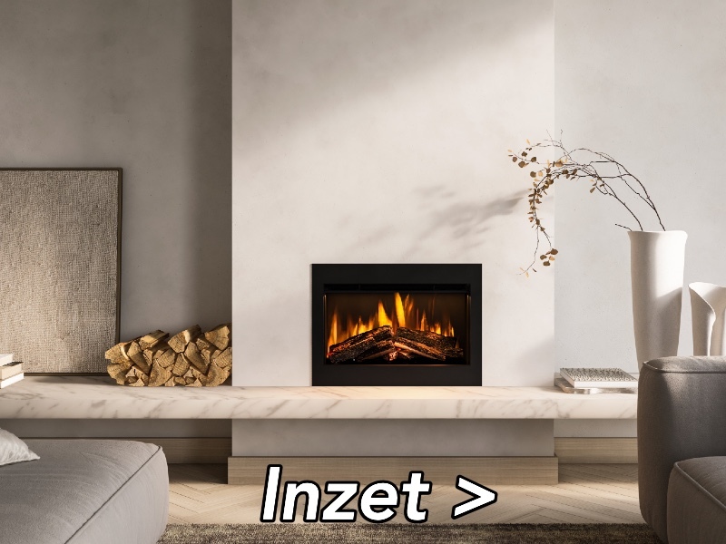 Elektrische haarden om ergens in te zetten of in te bouwen