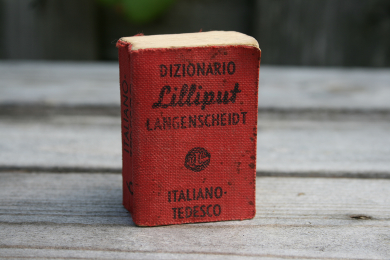 Dizionario Lilliput Langenscheidt woordenboekje no. 6 Italiano - Tedesco 1931