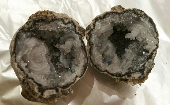 Gekraakte geode Gekraakte geode