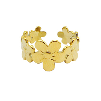 Label ZeeV ring bloemen