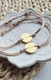 Label ZeeV RVS armbandje Mama