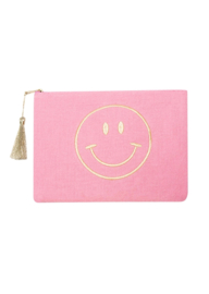 Label ZeeV make-up tasje smiley roze