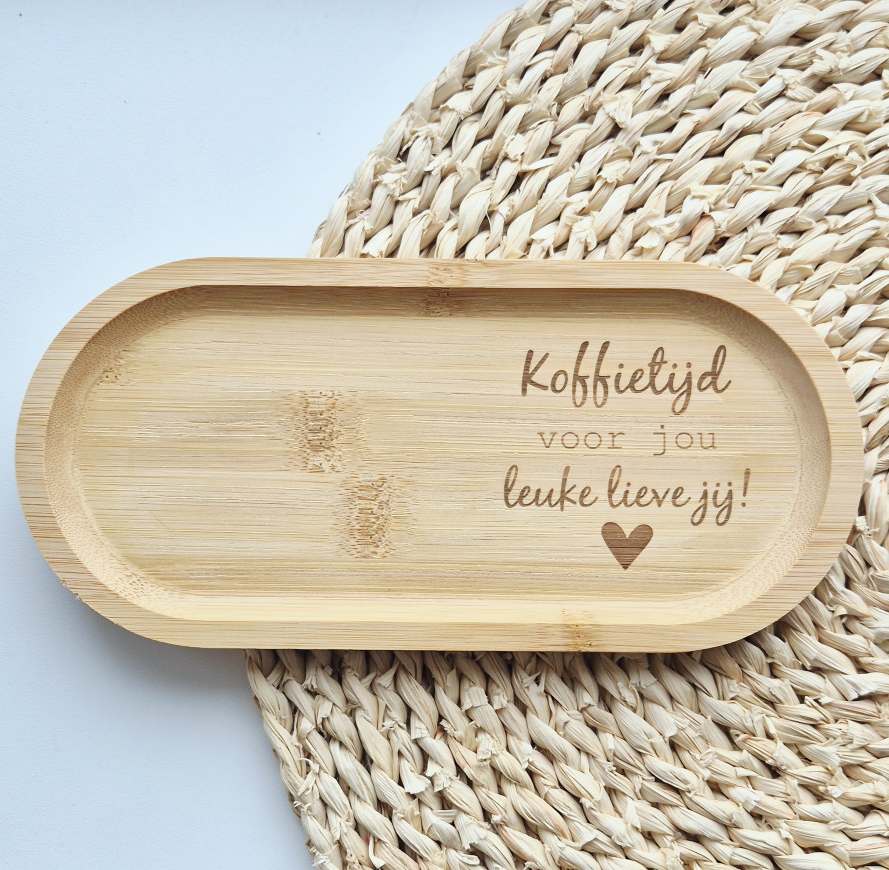 Label ZeeV koffie | thee plankje koffietijd leuke lieve jij
