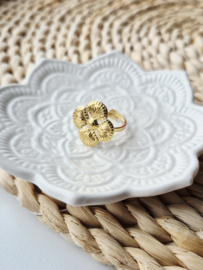 Label ZeeV ring bloem